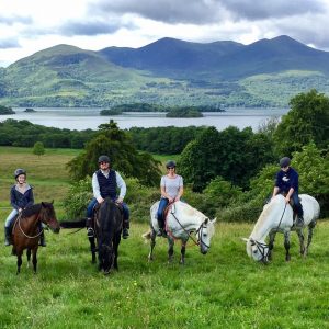 Destination Killarney - Horse Riding - 4 people riding 4 horses