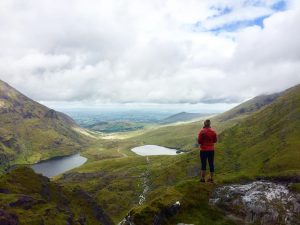 Destination Killarney - Walks & Hikes - Lady at top of hill