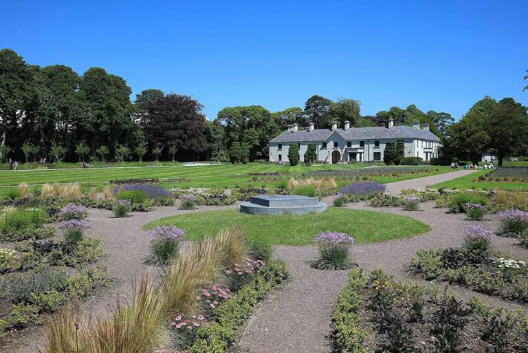 Killarney House & Gardens on a sunny day