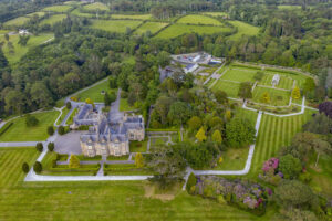 Destination Killarney - Muckross House & Gardens aerial picture from the side