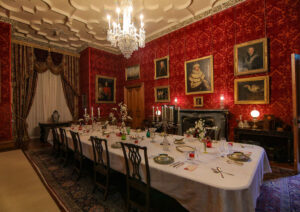 Interior shot of Dining room of Muckross House