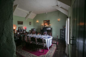 Dining room in cottage at Muckross Traditional Farms